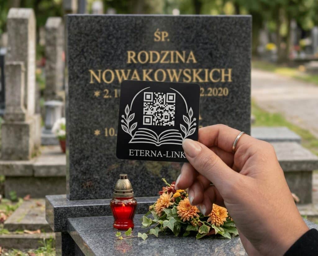 Tabliczka QR Eterna-Link